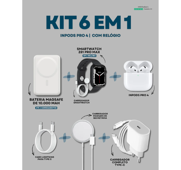 Kit 6 em 1 APPLE